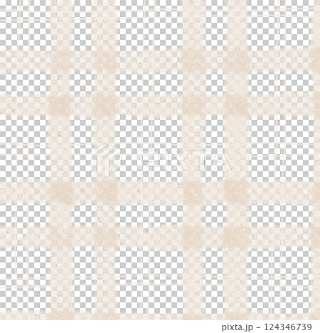 Beige Brown Plaid Gingham Hand Drawn Background Pattern Overlay Beige Brown Plaid Gingham Hand Drawn Background Pattern Overlay 124346739
