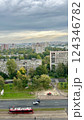 A summer view of an area of the city with lots of grass and trees 124346782