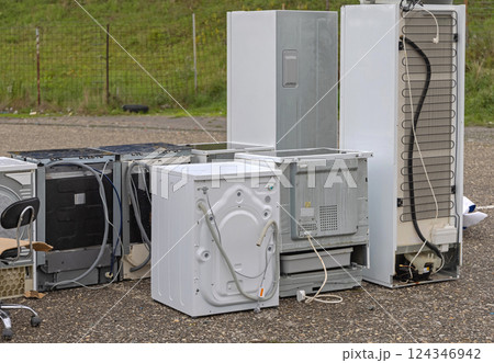 Flea Market Home Appliances Flea Market Home Appliances 124346942