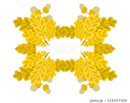 pattern ornament of leaves and acorns simple draw pattern ornament of leaves and acorns simple draw 124347309