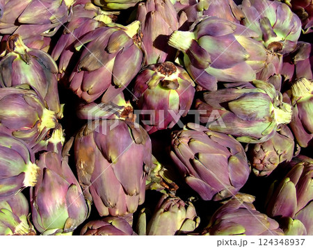 Baby artichokes 124348937