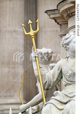 Gold trident Gold trident 124349756