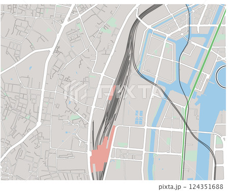 高輪ゲートウェイ駅周辺地図 高輪ゲートウェイ駅周辺地図 124351688