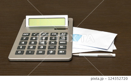 Calculator and envelopes Calculator and envelopes 124352720