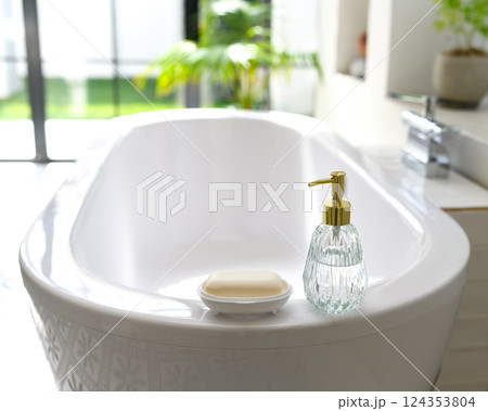 浴室の石鹸 124353804