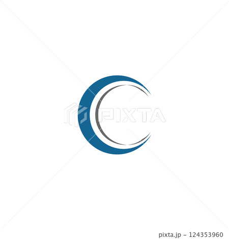letter c logo template design 124353960