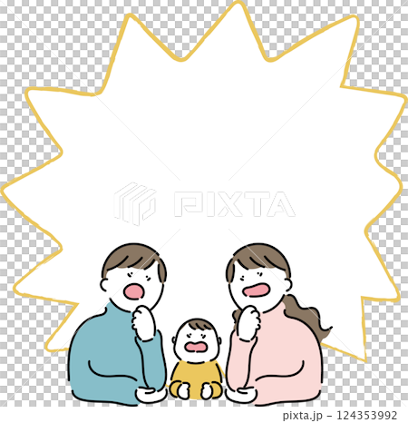 家庭“驚喜”_帶框架 124353992