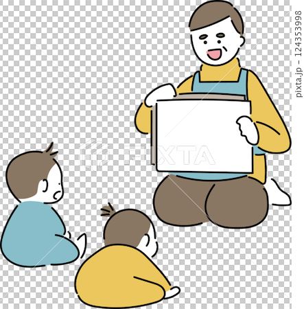 讀紙芝居(看圖說故事)_寶寶與老手 讀紙芝居(看圖說故事)_寶寶與老手 124353998