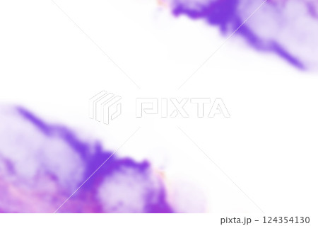 綺麗な水彩風フレーム 124354130