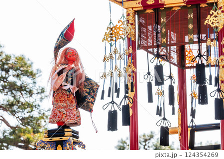 春の高山祭り 屋台とからくり奉納　飛騨高山　4月 124354269