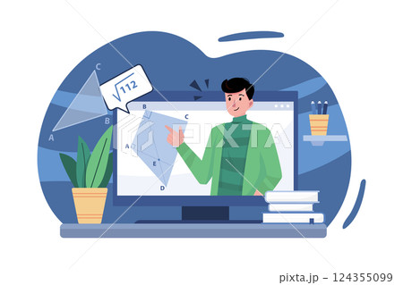 Online Lecturer Teaching Maths 124355099
