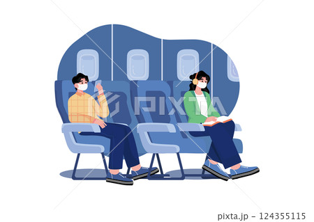 Social Distancing in Flight Seating 124355115