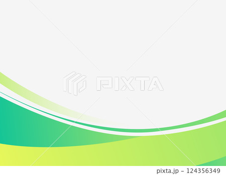 ポン 幾何学 緑色 グラデーション背景 パターン フレーム 124356349