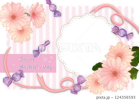 母の日のメッセージカード 124356593
