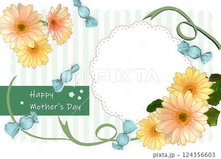 母の日のメッセージカード 母の日のメッセージカード 124356603
