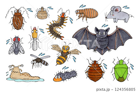 困る害虫セット 124356805