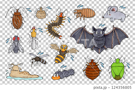 困る害虫セット 124356805