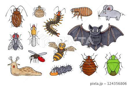 笑顔の害虫セット 笑顔の害虫セット 124356806