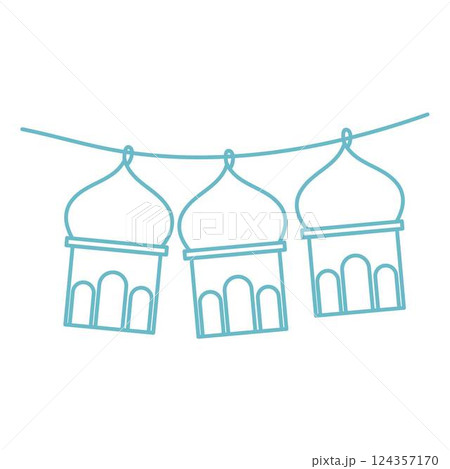 eid mubarak decorative festival element eid mubarak decorative festival element 124357170