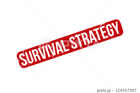 Survival Strategy Rubber Stamp Seal Vector 124357307