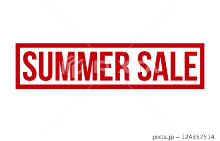 Summer Sale Rubber Stamp Seal Vector 124357514
