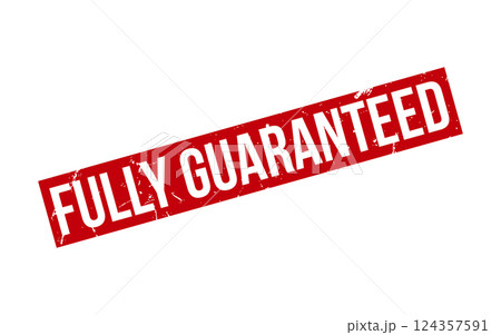 Fully Guaranteed Rubber Stamp Seal Vector 124357591