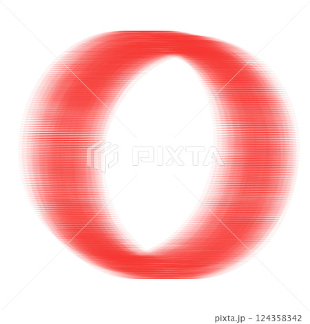 letter o made with white dots 124358342