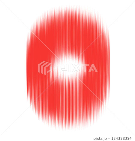 letter o made with white dots 124358354