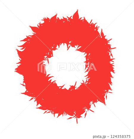 letter o made with white dots 124358375
