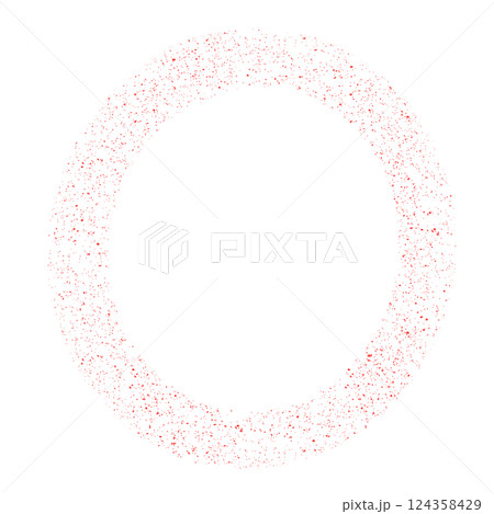 letter o made with white dots 124358429