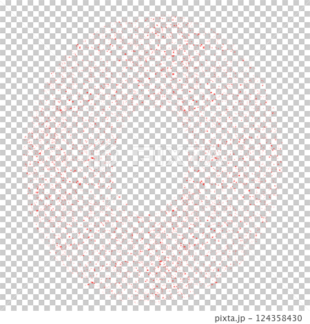 letter o made with white dots 124358430