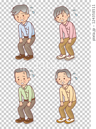 疲れが出やすい高齢者 124358511