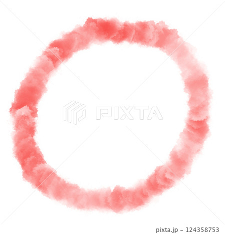 number of red heart made from watercolor 3d 124358753