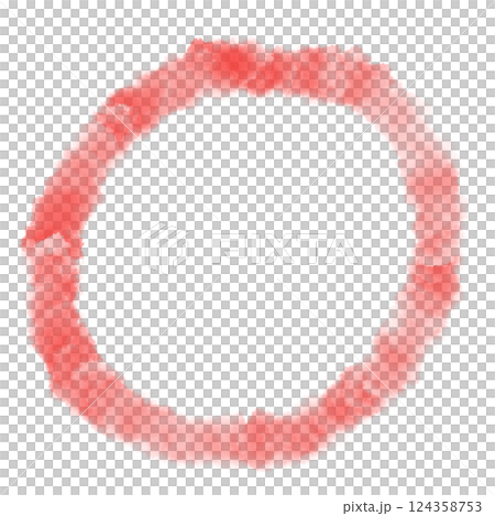 number of red heart made from watercolor 3d 124358753