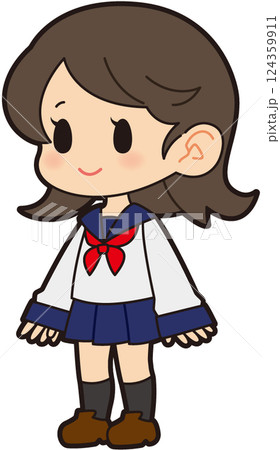 セーラー服の女の子 セーラー服の女の子 124359911