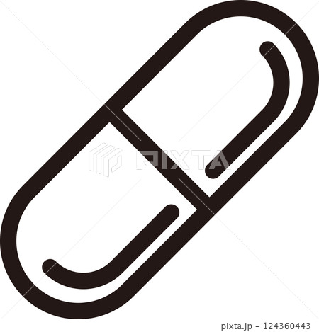 医療 薬 カプセル 美容 医薬品 ラインアイコン 線 ピクトグラム デザイン イラスト 素材 医療 薬 カプセル 美容 医薬品 ラインアイコン 線 ピクトグラム デザイン イラスト 素材 124360443