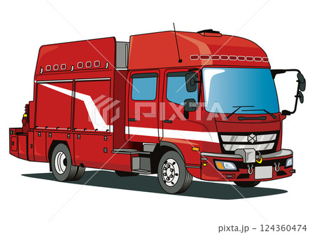 レスキュー車 124360474