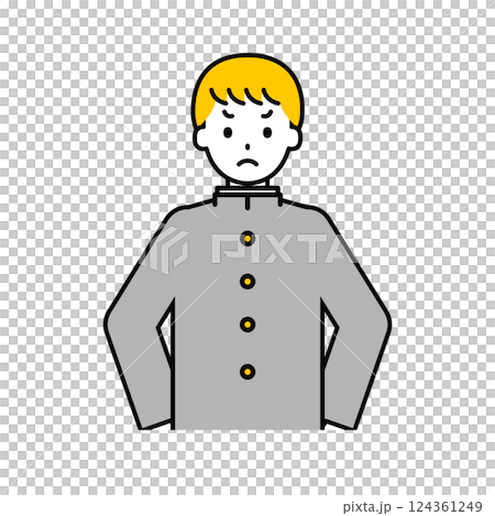 Upper body pose_simple male student 15 124361249