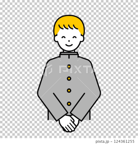 Upper body pose_simple male student 19 124361255