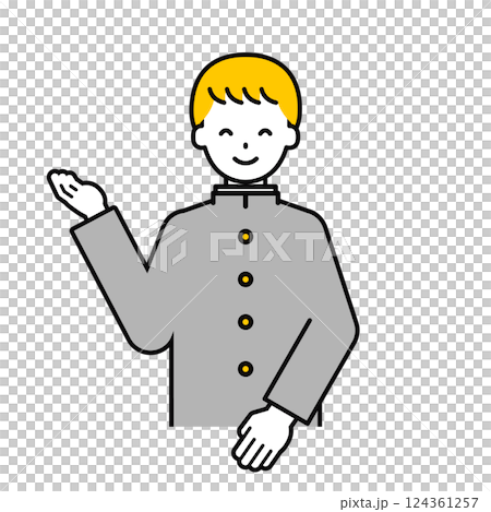 Upper body pose_simple male student 20 Upper body pose_simple male student 20 124361257