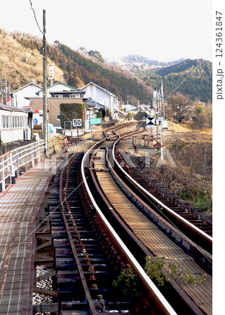 三日月駅付近、森蘭丸の流れを引く三日月藩は明治まで存続した 三日月駅付近、森蘭丸の流れを引く三日月藩は明治まで存続した 124361847