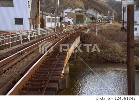 三日月駅付近、森蘭丸の流れを引く三日月藩は明治まで 三日月駅付近、森蘭丸の流れを引く三日月藩は明治まで 124361848