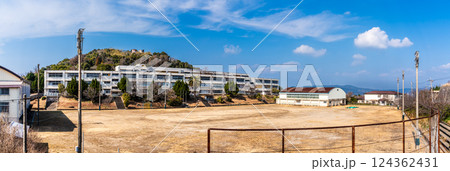 池島2025 長崎市立池島中学校 パノラマ【長崎市】 池島2025 長崎市立池島中学校 パノラマ【長崎市】 124362431