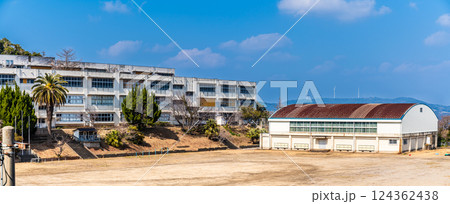 池島2025　長崎市立池島中学校　パノラマ【長崎市】 124362438