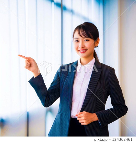 スーツを着た女性 124362461