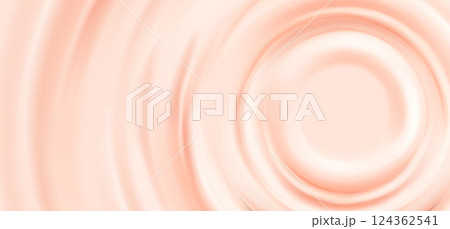 Strawberry cream yogurt swirl vortex background Strawberry cream yogurt swirl vortex background 124362541