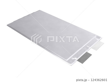 EV車用 EV駆動用バッテリー リチウムイオンバッテリー セル(3DCGイメージ) EV車用 EV駆動用バッテリー リチウムイオンバッテリー セル(3DCGイメージ) 124362601