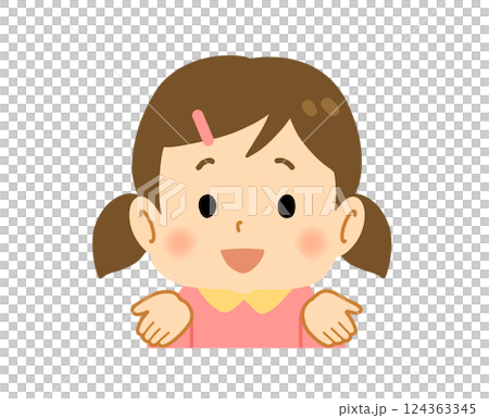 ちょうだいをする女の子 ちょうだいをする女の子 124363345