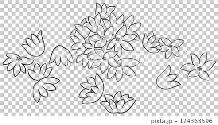 Coloring page Chive blossomss Edible Flowers 124363596