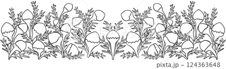 Coloring page Pineapple weed Flowers Edible Flowers 124363648